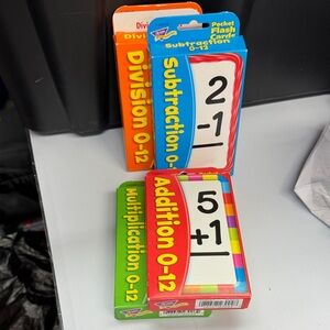 Flash Cards Set - Addition, Subtraction Multiplication, Division all new bundle